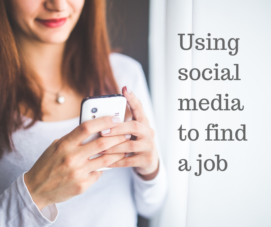 Using social media to find a job
