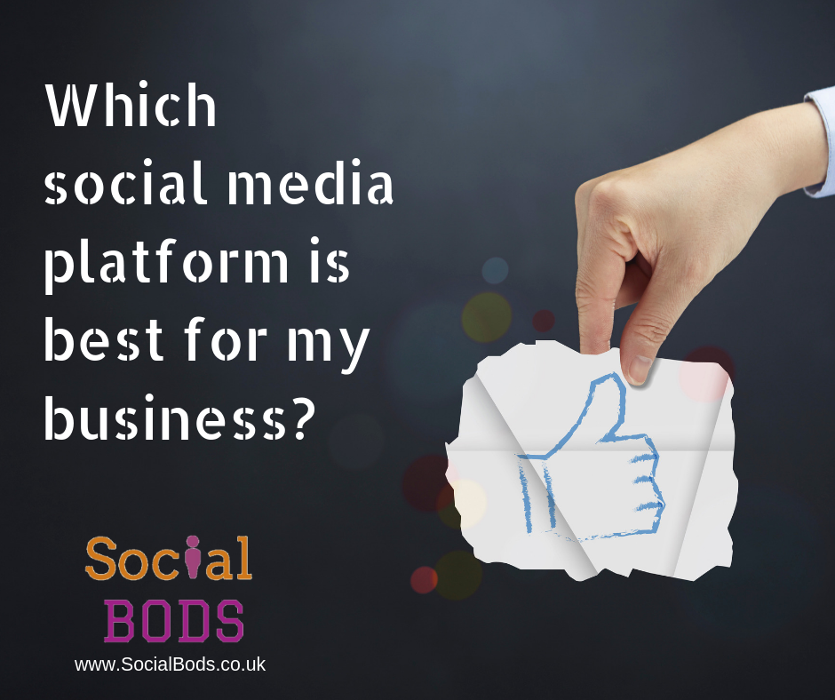 Which social media network should I use for my business?